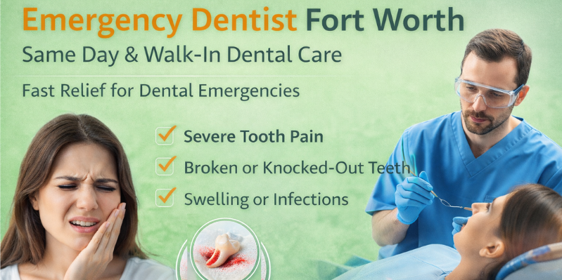 Emergency Dentist Fort Worth: What to Do When You Have Sudden Tooth Pain